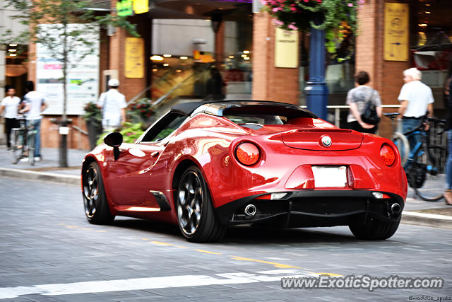 Alfa Romeo 4C spotted in Toronto, Canada