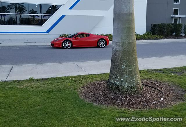 Ferrari 458 Italia spotted in Bradenton, Florida