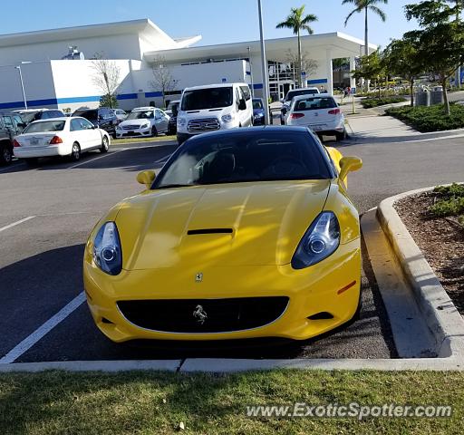 Ferrari California spotted in Bradenton, Florida