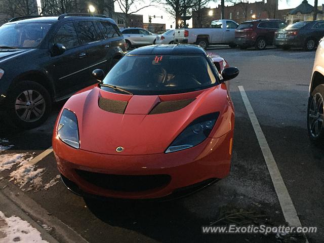 Lotus Evora spotted in Mansfield, Ohio