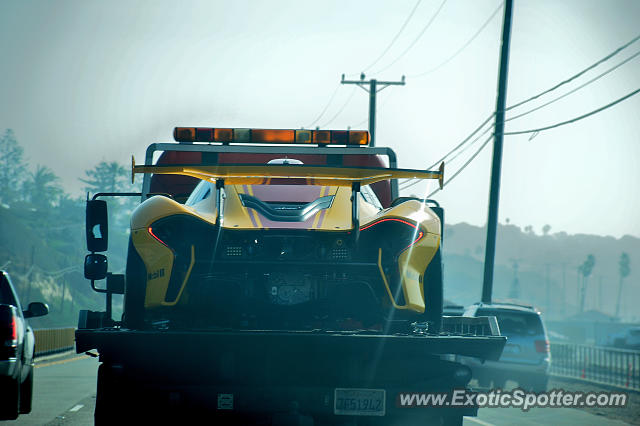 Mclaren P1 spotted in Malibu, California