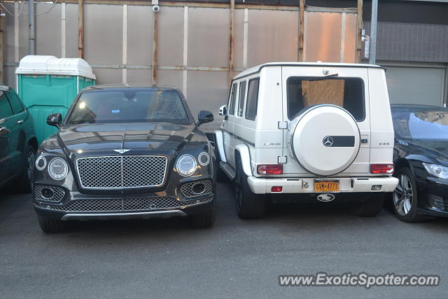 Bentley Bentayga spotted in Manhattan, New York