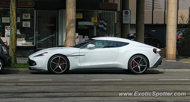 Aston Martin Zagato spotted in Zurich, Switzerland
