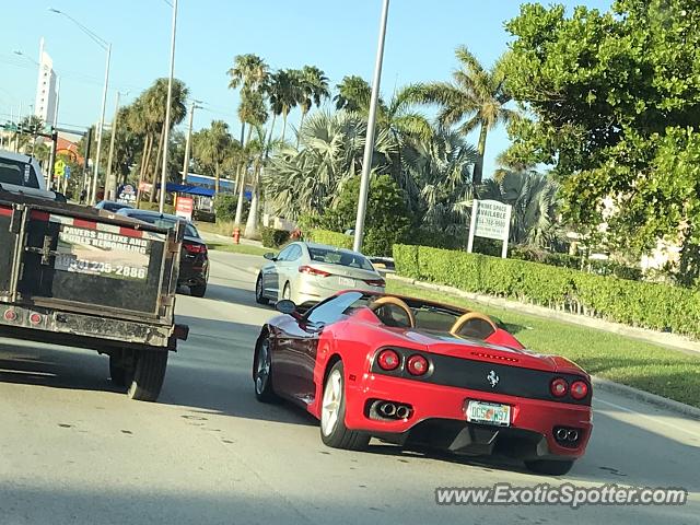 Ferrari 360 Modena spotted in Ft Lauderdale, Florida
