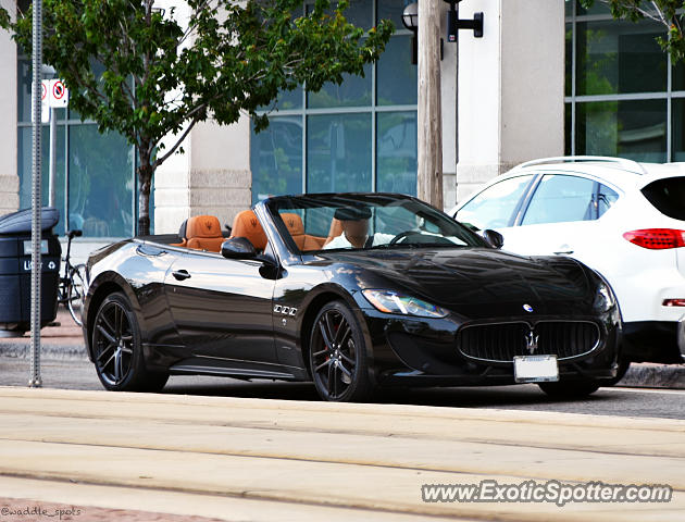 Maserati GranCabrio spotted in Toronto, Canada