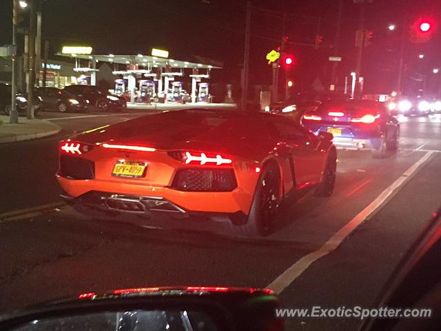 Lamborghini Aventador spotted in Hewlett, New York
