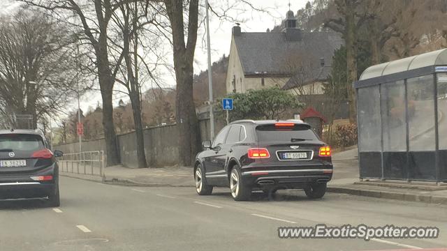 Bentley Bentayga spotted in Bergen, Norway