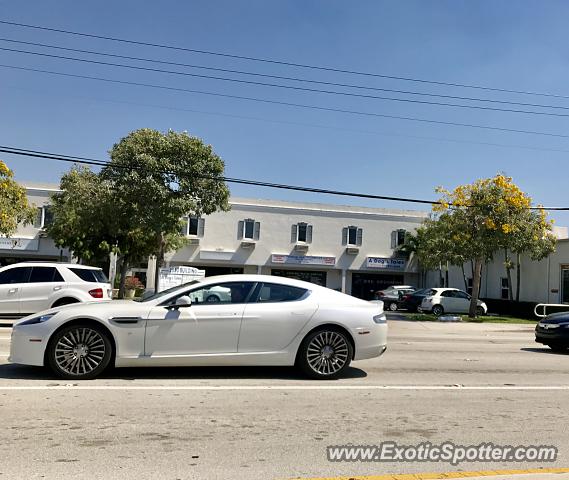 Aston Martin Rapide spotted in Ft Lauderdale, Florida