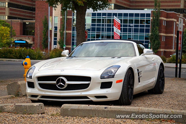 Mercedes SLS AMG spotted in Edmonton, Canada
