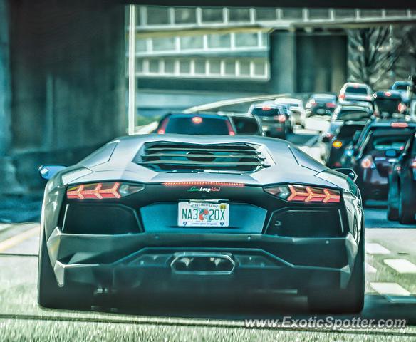 Lamborghini Aventador spotted in Atlanta, Georgia