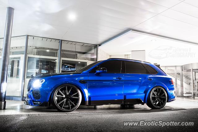 Bentley Bentayga spotted in Geneva, Switzerland