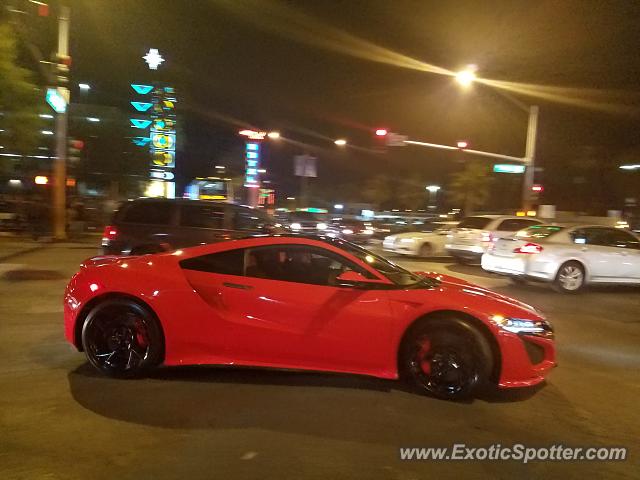 Acura NSX spotted in Las Vegas, Nevada