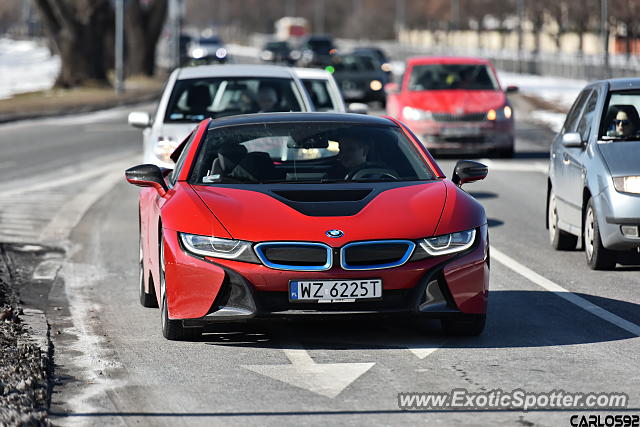 BMW I8 spotted in Warsaw, Poland
