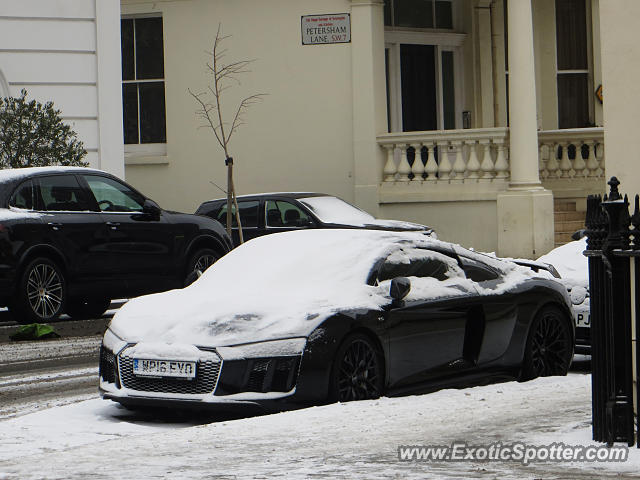 Audi R8 spotted in London, United Kingdom