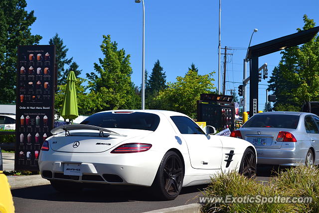 Mercedes SLS AMG spotted in Wilsonville, Oregon