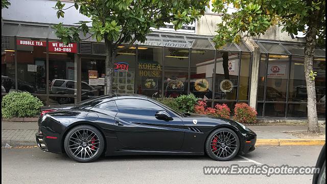 Ferrari California spotted in Eugene, Oregon