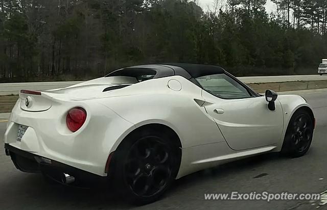 Alfa Romeo 4C spotted in Raleigh, North Carolina