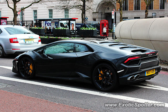 Lamborghini Huracan spotted in London, United Kingdom