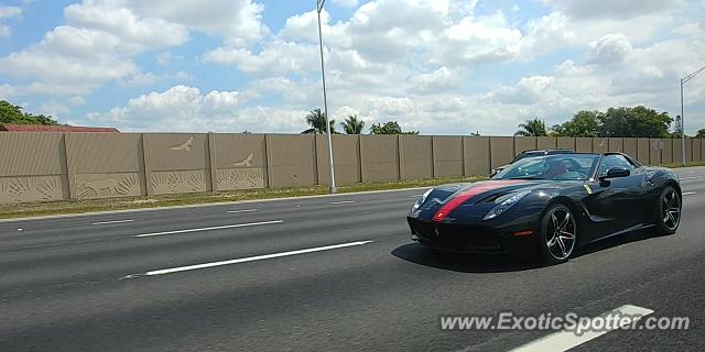 Ferrari F60 America spotted in Broward County, Florida