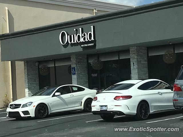 Mercedes C63 AMG Black Series spotted in Ft Lauderdale, Florida