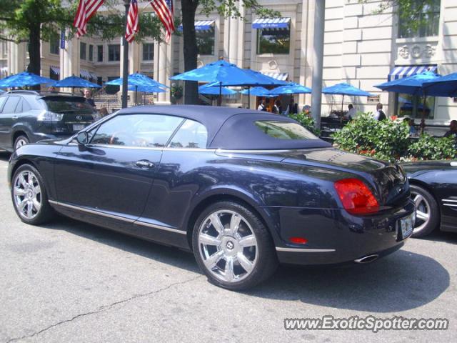 Bentley Continental spotted in District of Columbia, Washington