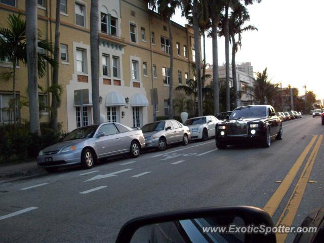 Rolls Royce Phantom spotted in Miami, Florida
