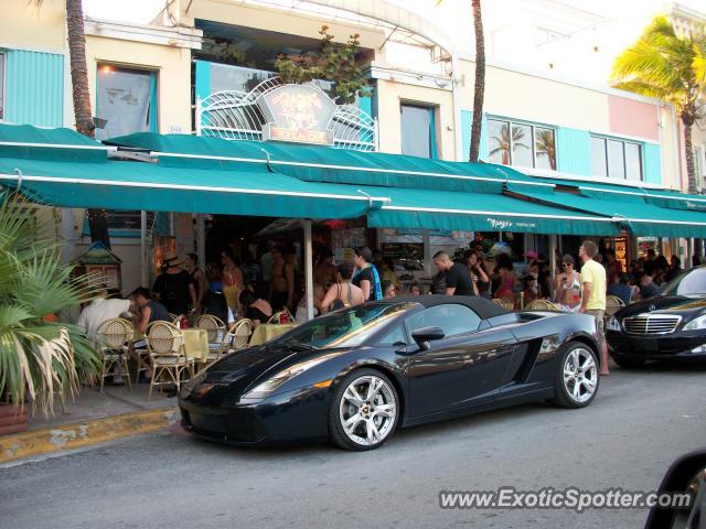 Lamborghini Gallardo spotted in Miami, Florida