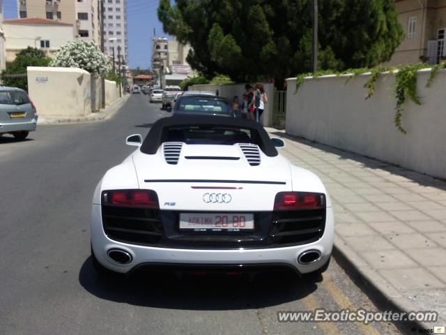 Audi R8 spotted in Larnaca, Cyprus