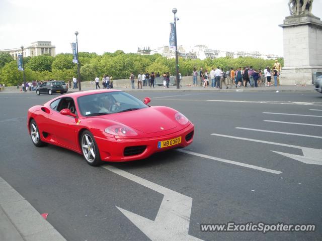 Ferrari 360 Modena spotted in Paris, France