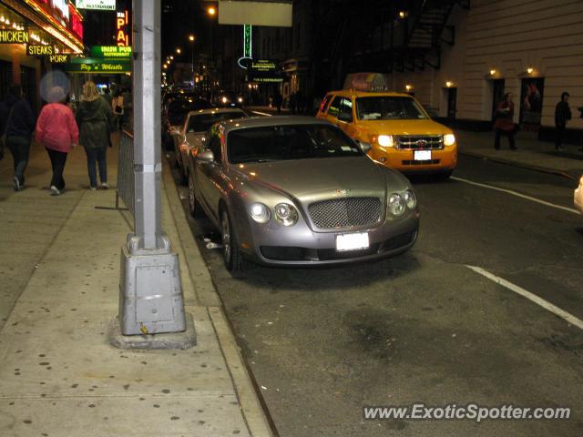 Bentley Continental spotted in New York City, New York