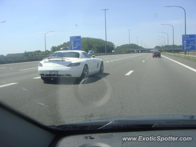 Mercedes SLS AMG spotted in Mons, Belgium