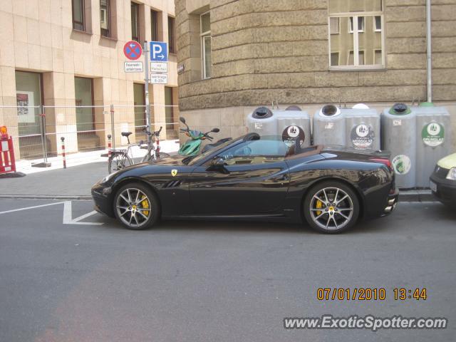 Ferrari California spotted in Nuremberg, Germany