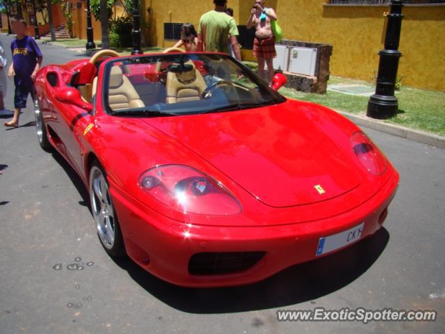 Ferrari 360 Modena spotted in Tenerife, Spain