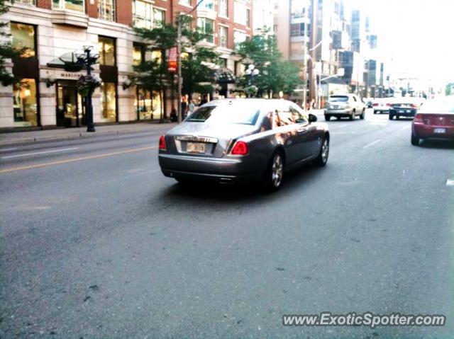 Rolls Royce Ghost spotted in Toronto Ontario, Canada