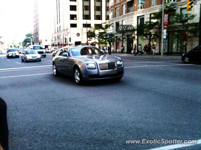 Rolls Royce Ghost spotted in Toronto Ontario, Canada