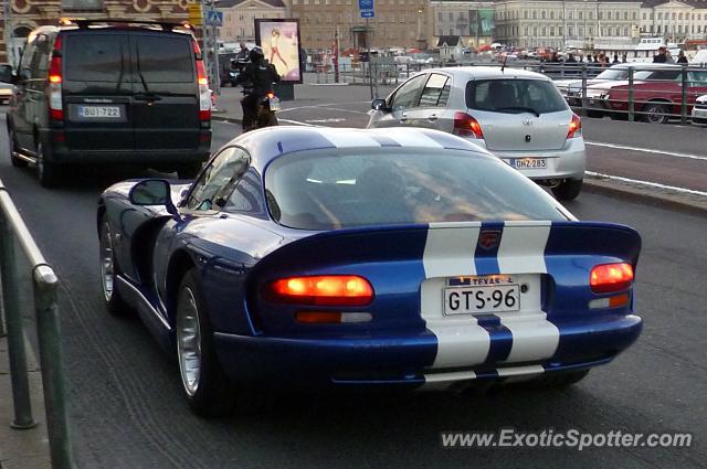 Dodge Viper spotted in Helsinki, Finland