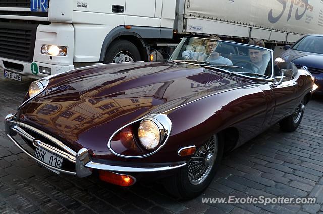 Jaguar E-Type spotted in Helsinki, Finland