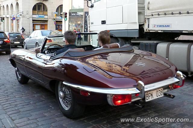 Jaguar E-Type spotted in Helsinki, Finland