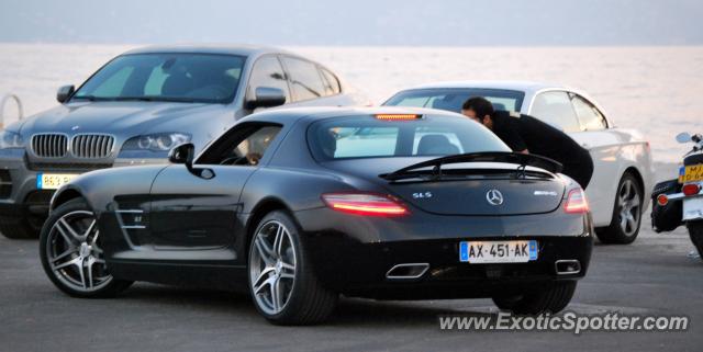 Mercedes SLS AMG spotted in Cannes, France