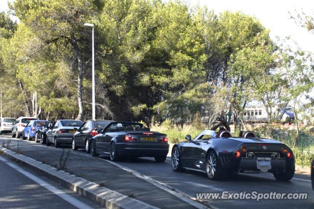 Spyker C8 spotted in Vence, France