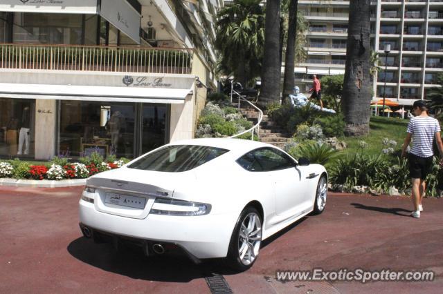 Aston Martin DBS spotted in Cannes, France