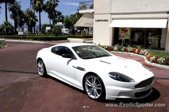 Aston Martin DBS spotted in Cannes, France