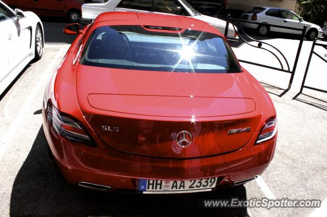Mercedes SLS AMG spotted in Cannes, France