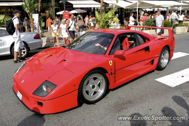 Ferrari F40 spotted in Monte-Carlo, Monaco