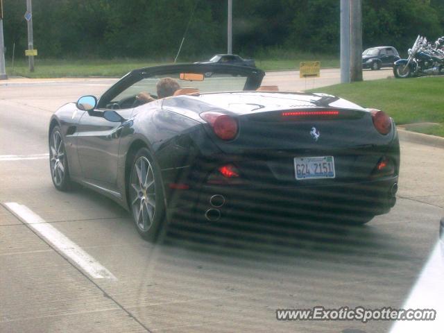 Ferrari California spotted in Mchenry, Illinois