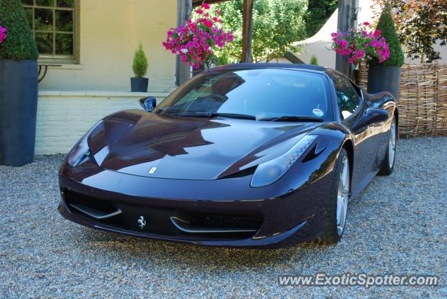 Ferrari 458 Italia spotted in Goodwood, United Kingdom