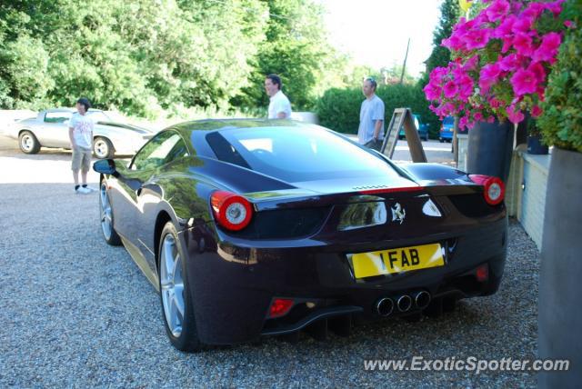 Ferrari 458 Italia spotted in Goodwood, United Kingdom