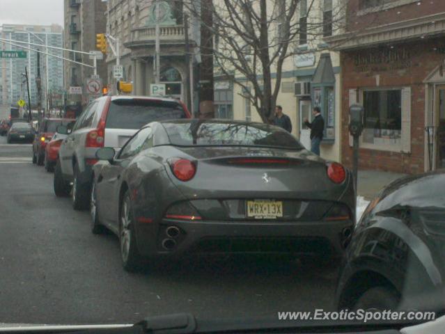 Ferrari California spotted in Hoboken, New Jersey