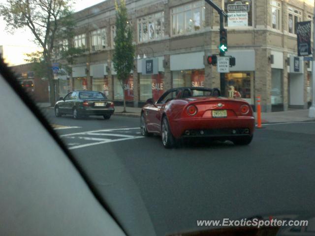 Alfa Romeo 8C spotted in Westfield, New Jersey