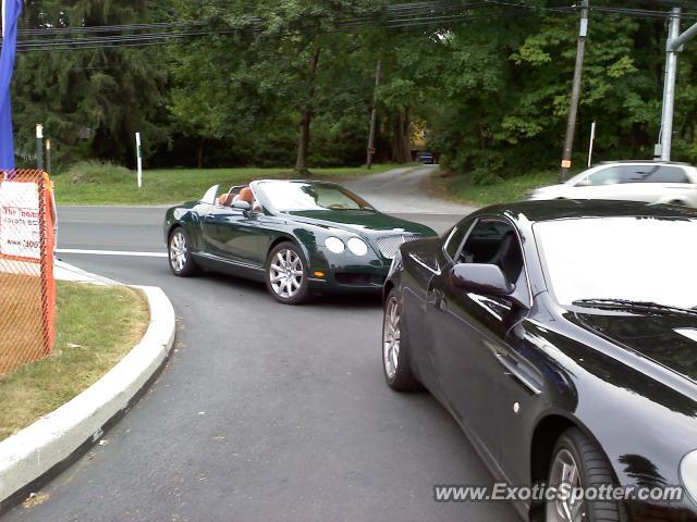 Bentley Continental spotted in New Hope, Pennsylvania